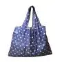 Custom Pocket Square Shopping Bag Environment Eco-friendly Folding Reusable Portable Shoulder Handle Bag for Travel Grocery