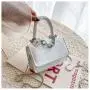 Cute Mini Portable Handbags Ladies Bags Women 2024 Women's Printed Fresh Literary Bag Single Shoulder Crossbody Chain Bag