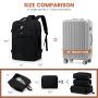 LOVEVOOK Travel Backpack Women TSA Personal Item Overnight Bag fits 17.3" Laptop Carry On Backpack for Weekender Business Hiking
