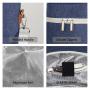 Single Wine Cooler Bags with Shoulder Strap and Carry Handle for Wine Tasting Travel Park Beach
