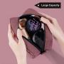 Gelory Portable Toiletry Bag Custom Color Personal Label Logo Makeup Cosmetic Bags Make Up Zipper Pouch