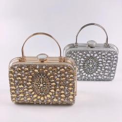 Luxury rhinestone diamond banquet handbag wedding evening clutch bags shoulder bags women's handbag bag