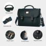 LOVEVOOK 15.6 inch laptop bags women business canvas shoulder bag large capacity ladies office handbags satchel bags women