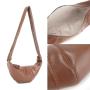 Croissant 2024 New Small Leather Commuting Large Capacity Single Shoulder Crossbody Bag Dumpling Bag