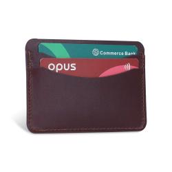 Factory Direct Sales Minimalist Style Thin PU Leather Business Card Holder