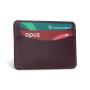 Factory Direct Sales Minimalist Style Thin PU Leather Business Card Holder