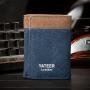 ZR203 Denim Canvas Retro Student Men's Wallet Short Threefold Wallet Men's Change Card Bag Spot Wholesale