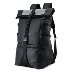 2021 new style large capacity men outdoor travel pack custom leather gym basketball backpack