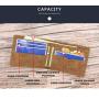 KBW188 Wholesale New Fashion Men Short Wallet Vintage Frosted Wallet Money Clip Multi Card For Men