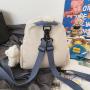 Trendy cute kids girls fashion clear pvc window display school bags ita backpack ita crossbody bags