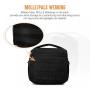 Lunch Bag Insulated Lunch Box Cooler Handbags with MOLLE/PALS Webbing Leakproof Lunch Cooler Tote Bag for Tactical Men Woman