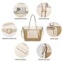 Large Lady Shoulder bags Classy Tote bag Custom Logo Purses And Handbags Designer Elegant Woven Beach Women straw bags handbags