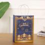KBW127 Wholesale EID MUBARAK party decoration Moon Star Castle printing Paper Bags Muslim RAMADAN Party Gift Bags EID Tote Bag