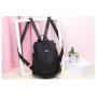 ZR182 Women's Anti-theft Waterproof Backpack New Fashion Famale Nylon Canvas Oxford Cloth Backpack Girl Single Shoulder Bag
