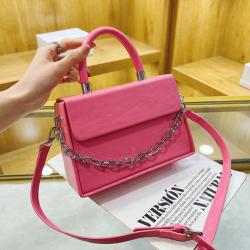 Trending Carteras Chain PU Leather Bag Ladies Hand Bag Crossbody Bag For Women