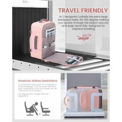 LOVEVOOK college Business back pack with usb charging port 40L 17inch leisure fashion smart bag travel laptop backpack for wome