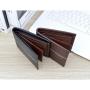 ZR755 Man Wallet Short Card Holder Card Positions Case Open Frosting Purse Retro Money Clip Billfold Dollars PU Open Wallet