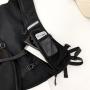 KBW775 Polyester Reflective Adjustable Waistband Hydration Jogging Running Vest Phone Holder Sports Running Vest Customized Logo