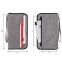 functional travel passport holder passport ticket organizer wallet zipper travel wallet