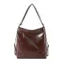 Popular design fashion retro stitching bag women's tote bag 2024 new high quality shoulder underarm bag backpack for women