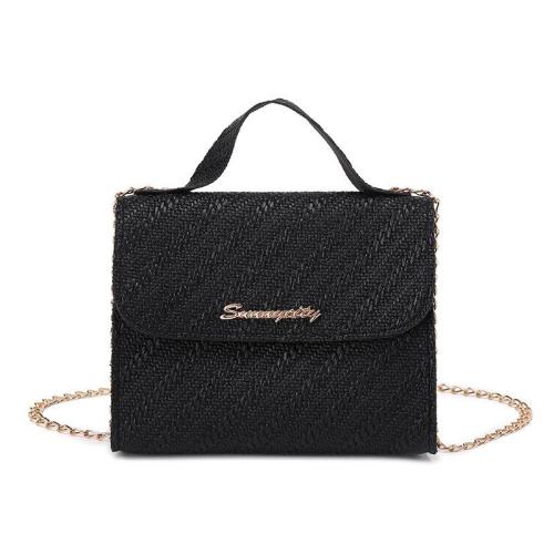 2024 Autumn/Winter Leisure Simple Handbag Women's New Cross-Border Portable Bag with Embossed Chain Small Square Bag Wholesale
