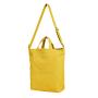 Custom Yellow Large Casual Work Shoulder Bag Daily Crossbody Hobo Handbags with Detachable Shoulder Strap Tote Bag Cotton Canvas