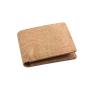 Bifold Cork Fabric Wallet Slim Vegan Cork Credit Card Wallet Mens