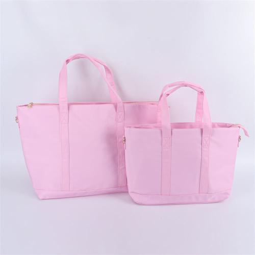 Keymay RTS Custom Logo 8 Colors Medium Large Inner Pocket Women Fashion Ntylon Handbags Crossbody Tote Bag Tote Handbags