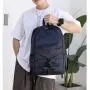 ZWY057 New Simple Shoulder Bag Men Nylon Outdoor Waterproof Lightweight Travel Backpack Student Work Business Laptop Backpack