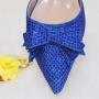Luxury rainbow pointy bow high heeled sandals ladies pumps stiletto women rhinestone designers heeled sandals with handbag