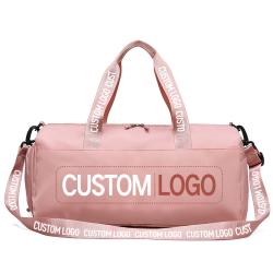 FREE SAMPLE Wholesale custom fashion logo foldable sport gym women mens waterproof travel duffel bag duffel bag duffle bag