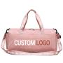 FREE SAMPLE Wholesale custom fashion logo foldable sport gym women mens waterproof travel duffel bag duffel bag duffle bag