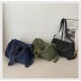 HR046 Fashion Boys And Girls Simple Backpack Nylon Sports Casual Students Durable Bag Shoulder Crossbody Duffel Travel Bag