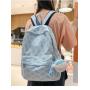 ZR439 Girls Waterproof New Fashion Backpack Nylon Custom Logo Schoolbag Travel Student Zipper Minimalist Schoolbag Laptop Bag
