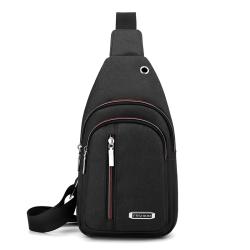 Custom logo single shoulder bags waterproof crossbody small sling bag man nylon travel chest bags
