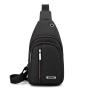 Custom logo single shoulder bags waterproof crossbody small sling bag man nylon travel chest bags