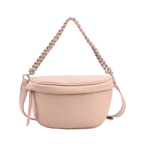 HR776 Fashion Women Chest Bag Personalized Wide Shoulder Strap Crossbody Bag Girl's Versatile Zippers Phone Storage Waist Bag