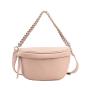HR776 Fashion Women Chest Bag Personalized Wide Shoulder Strap Crossbody Bag Girl's Versatile Zippers Phone Storage Waist Bag