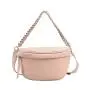 HR776 Fashion Women Chest Bag Personalized Wide Shoulder Strap Crossbody Bag Girl's Versatile Zippers Phone Storage Waist Bag