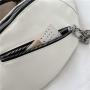 Version of street trend Fanny pack 2024 new simple lightweight wide strap cross-body chest bag casual single shoulder bag
