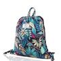 Gelory Factory Custom Printing Logo Students School Bagpack Women Durable Canvas Drawstring Bag
