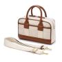 OEM ODM Women Purse And Handbags Fashion Lady Canvas And Leather Traveling Small Tote Bags