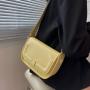 2024 solid color fashion casual women Pu new shoulder bag senior brand women's crossbody bag