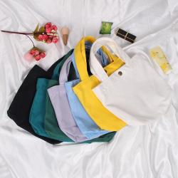 Gelory Custom Recyclable Reusable Multipurpose Folding Foldable Cloth Canvas Home Shopping Tote Bag