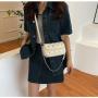 2024 fashion heart decoration ladies sling bag popular handbags pearl chain shoulder bags for woman