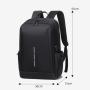 Business Leisure Backpack Multifunctional Waterproof USB Computer Bag Load Reducing Commuting Multi compartment Backpack