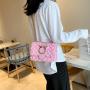 2021 New Korean Fashion Chain Messenger Bag Luxury Lamb Wool Bag Fashion Women High Quality  Handbags