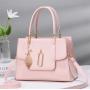 Low Moq Custom Beg Tangan Wanita Trendy Handbags Luxury Messenger Bag Leather Hand Bag For Women