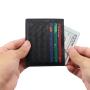 Classics Weave Leather Card Holder RFID Slim Plaited Woven Leather Credit Card Holder Wallet