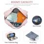 LOVEVOOK Custom logo Quilted Fashion Pink Duffle Bag Trending Designer Waterproof Portable Carry on Luggage Gym Sport Travel Bag